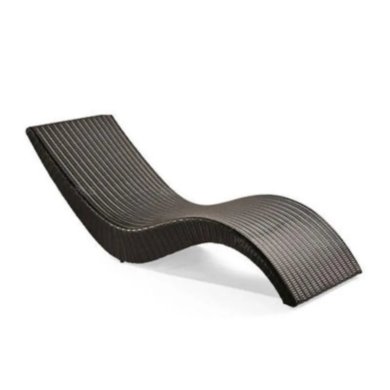 Faltbarer Rattan-Strandstuhl