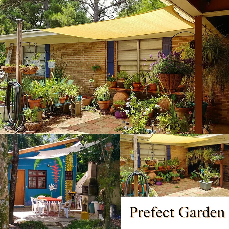 Wasserdichter Sonnenschirm Sunshade Schutz Sonnensegel Markise Camping Schattentuch Groß Für Outdoor-Camping Garten Terrasse 40% RABATT