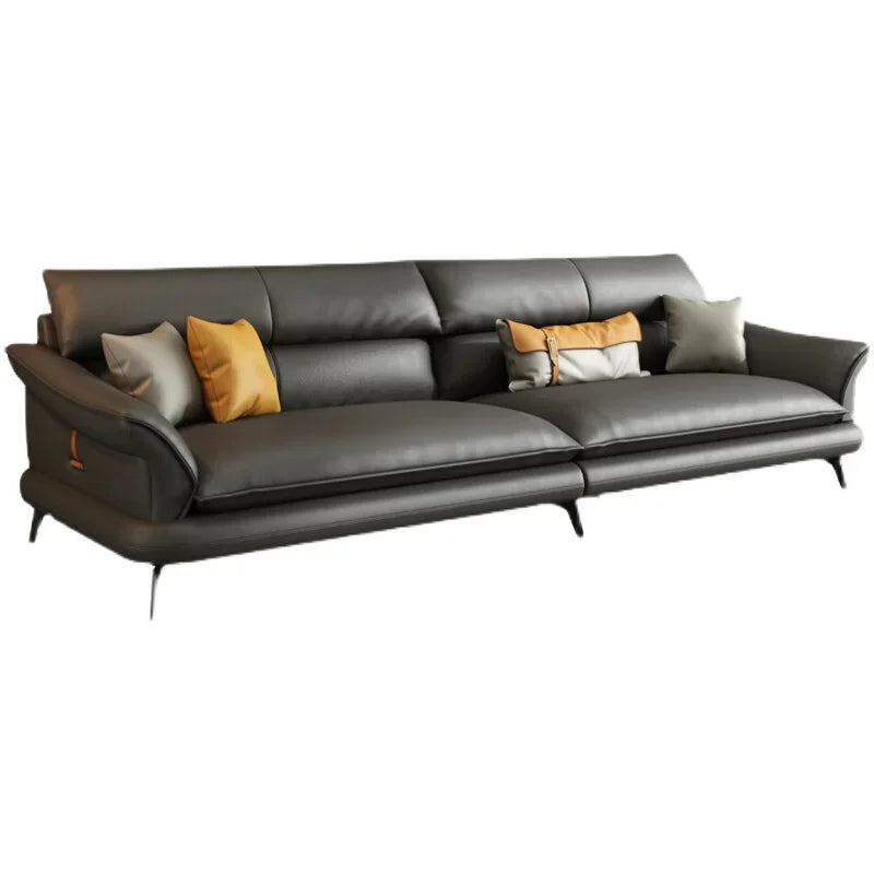 Moderne Nordische Ledersofa für das Wohnzimmer