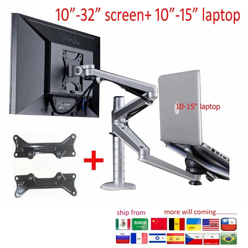 OA-7X Multimedia Desktop Dual Arm Monitor Holder