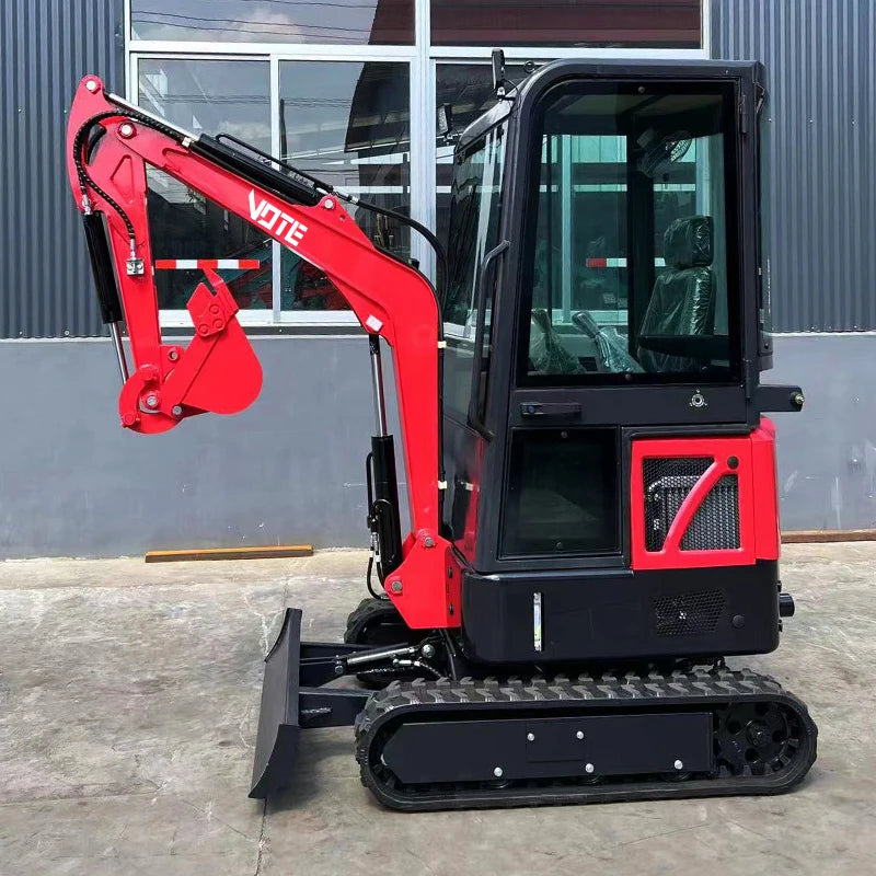 CE Kleiner Bagger Verkauf Diesel Raupen Mini Bagger 1ton 2ton 1.7Ton Guter Helfer Zum Ausbaggern Und Kanalreinigung