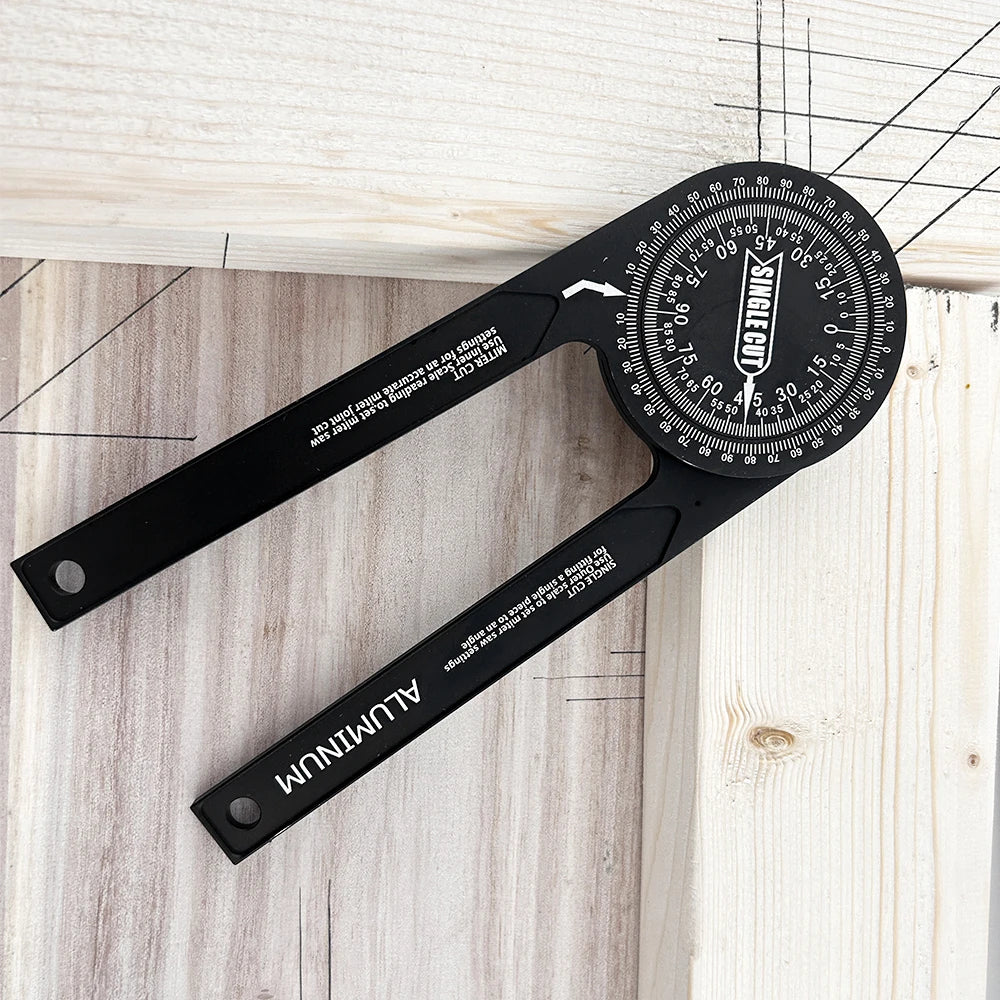 Präzise Miter Saw Protractor 7-Zoll Winkelmesser