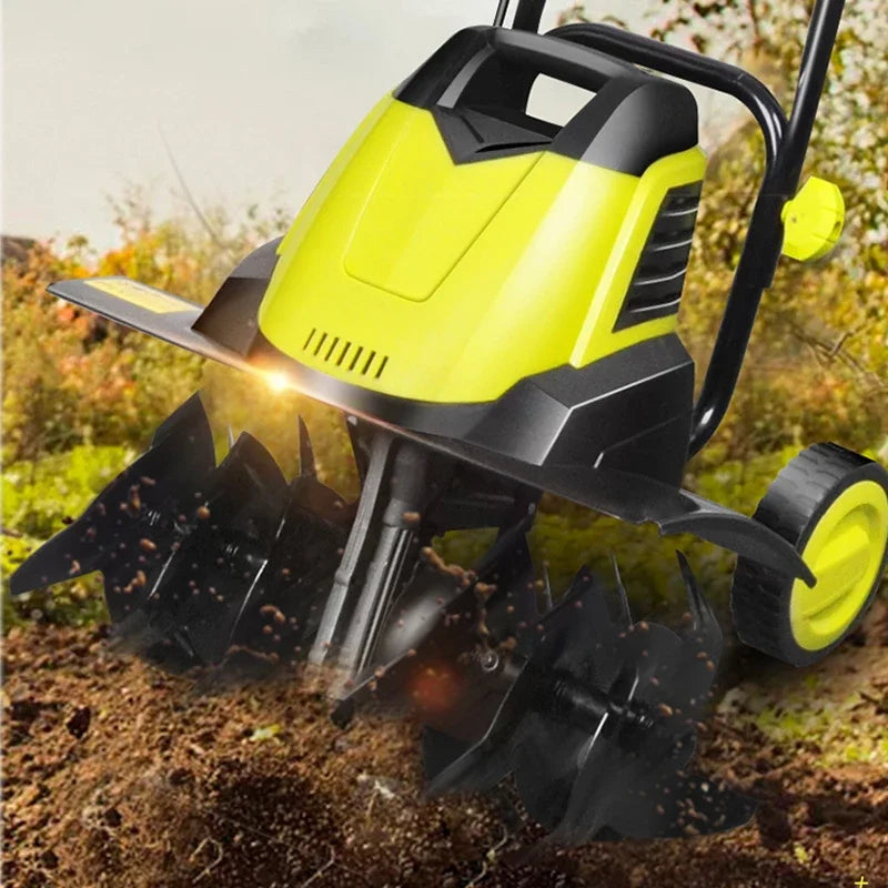 Elektrische Bodenfräse Gartenfräse 220V Multifunktional Pflügendes Bulldozer Hausarbeit Unkraut Jäten Bodenfräse Maschine