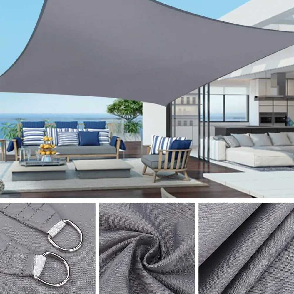 Wasserdichter Sonnenschirm Sunshade Schutz Sonnensegel Markise Camping Schattentuch Groß Für Outdoor-Camping Garten Terrasse 40% RABATT