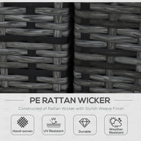 8-teiliges Rattan Lounge-Set mit Ecksofa – Luxuriöse Gartenmöbel für höchsten Komfort