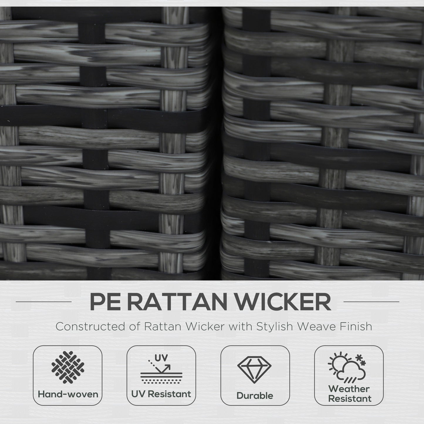 8-teiliges Rattan Lounge-Set mit Ecksofa – Luxuriöse Gartenmöbel für höchsten Komfort