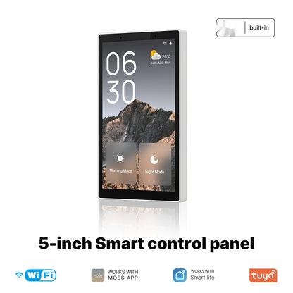 Smart Home Touch-Bedienpanel | 5-Zoll WiFi Zentraleinheit | Tuya-Steuerung