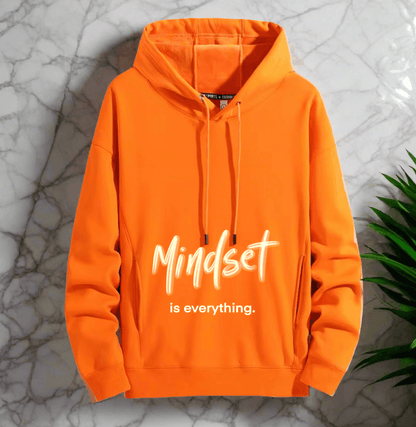 Mindset is everything,Positive vibes hoodie  Stylish and comfort
