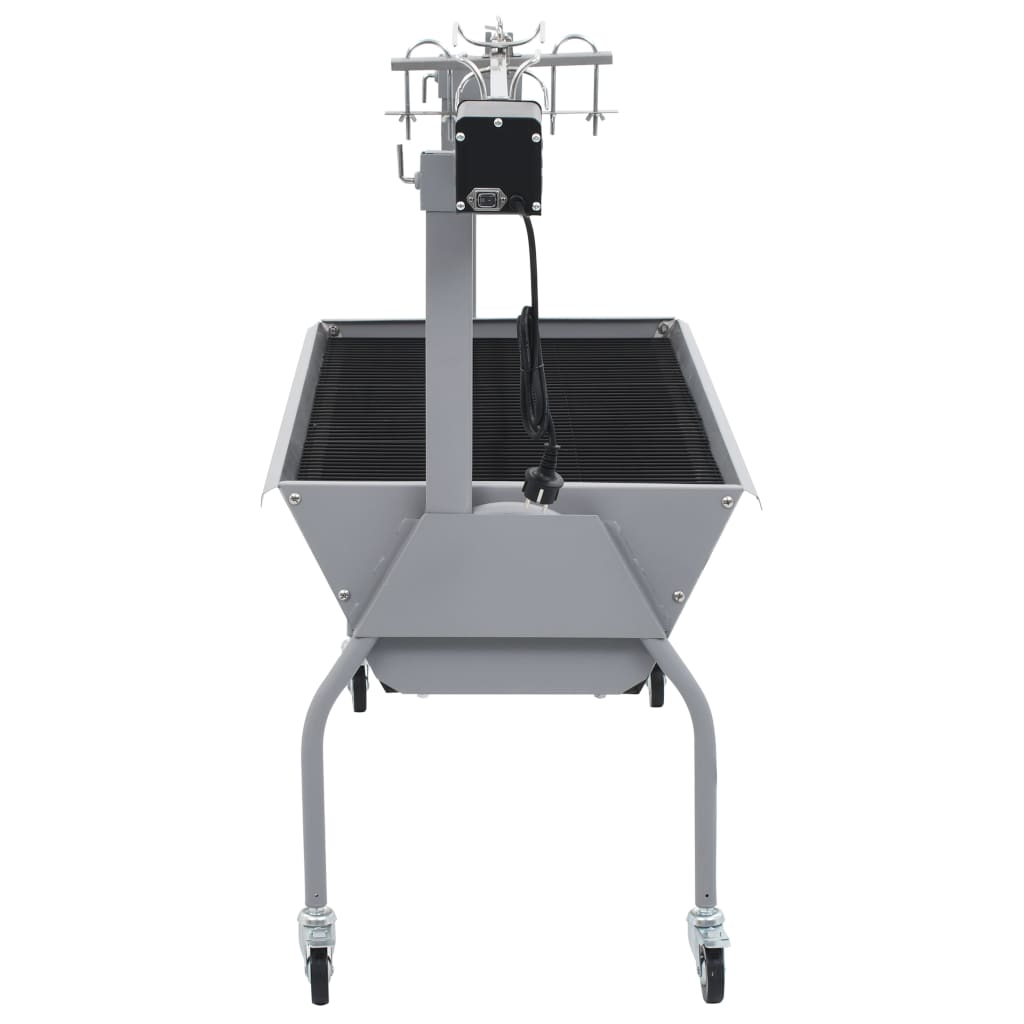 Spanferkelgrill / lammkeue Grosse Fleischstücke mit Elektromotor - Metzgergrill mit elektrischem Antrieb