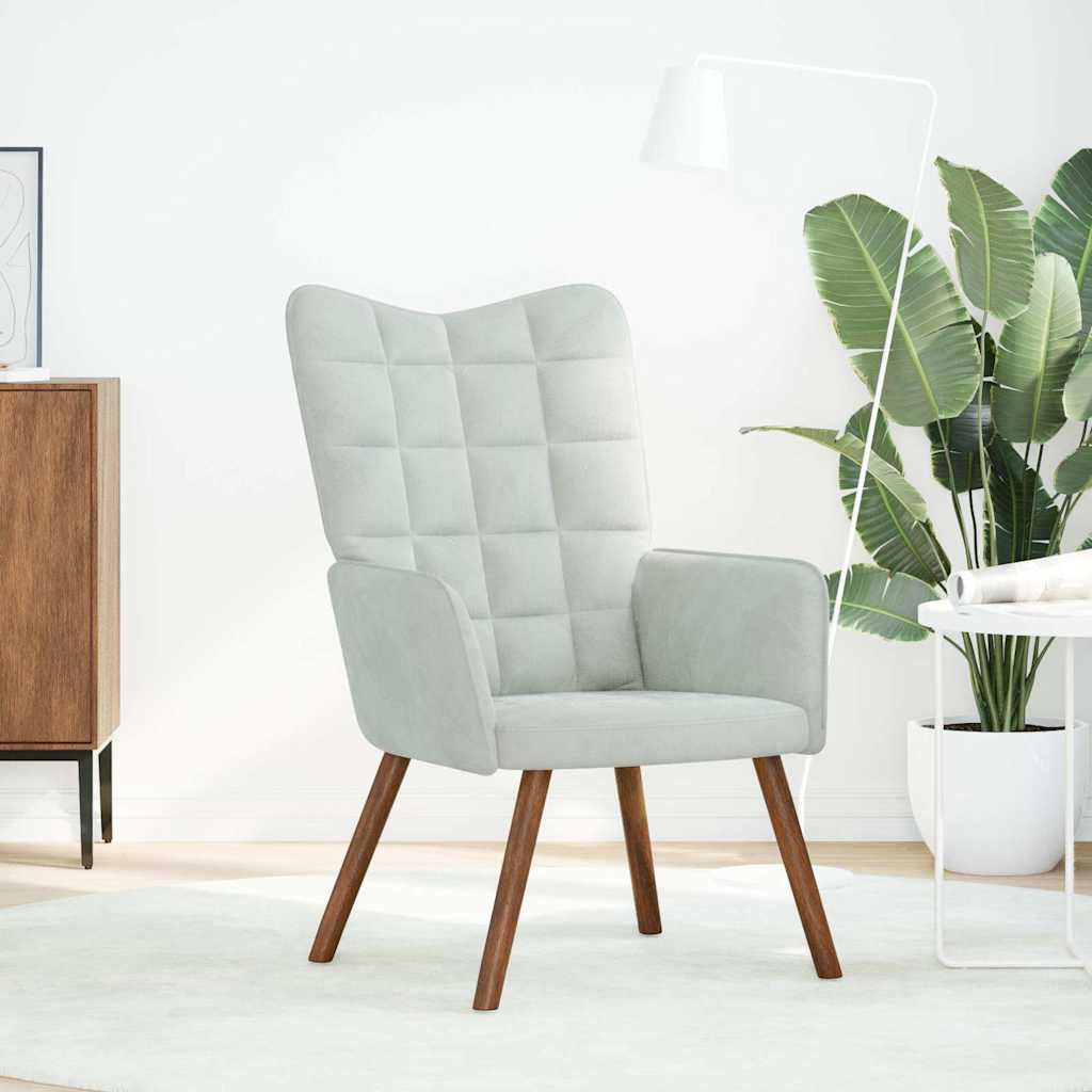 Luxuriöser Relaxsessel aus Samt – Nordischer Stil für höchsten Komfort