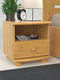 Claudia Kiefer Massivholz Nachttisch Nachtschrank | 1-Schublade und 1 Regal | 100% Bio Kiefer