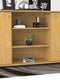Anika Kommode | Sideboard | Anrichte | 2-Türig | Mitte offene Regale | 100% Bio Kiefer Massivholz