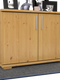 Nobis Kommode Sideboard | 2 Türig | 57cm hoch | 100% Bio Kiefer Massivholz