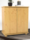 Anika Kommode 93er | Sideboard | Anrichte | 2-Türig mit Regalfächer | 100% Bio Kiefer Massivholz