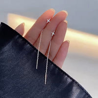 Ohrstecker aus 925er Sterling-Silber, Falling Star