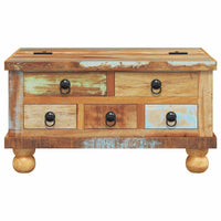 Einzigartiger Couchtisch aus recyceltem Mangoholz
