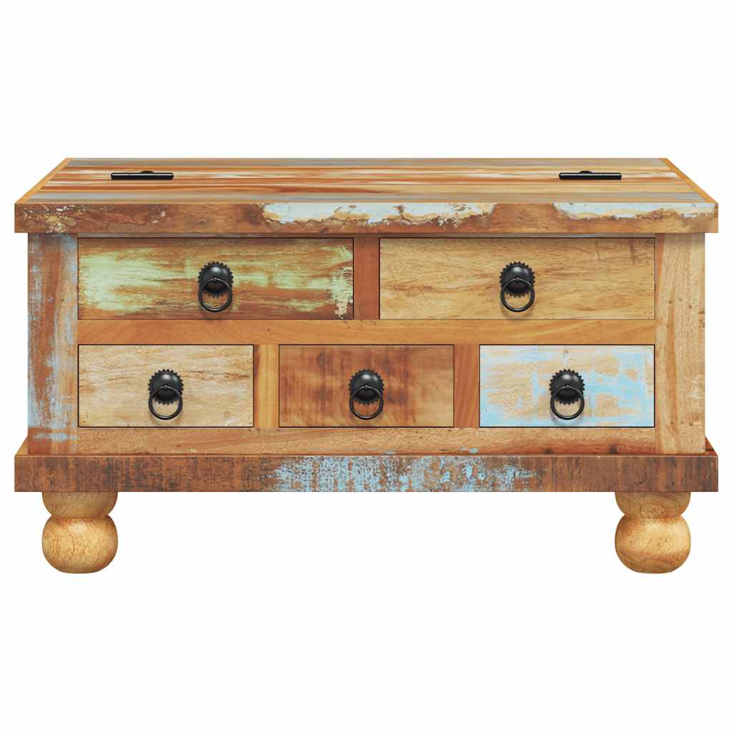 Einzigartiger Couchtisch aus recyceltem Mangoholz