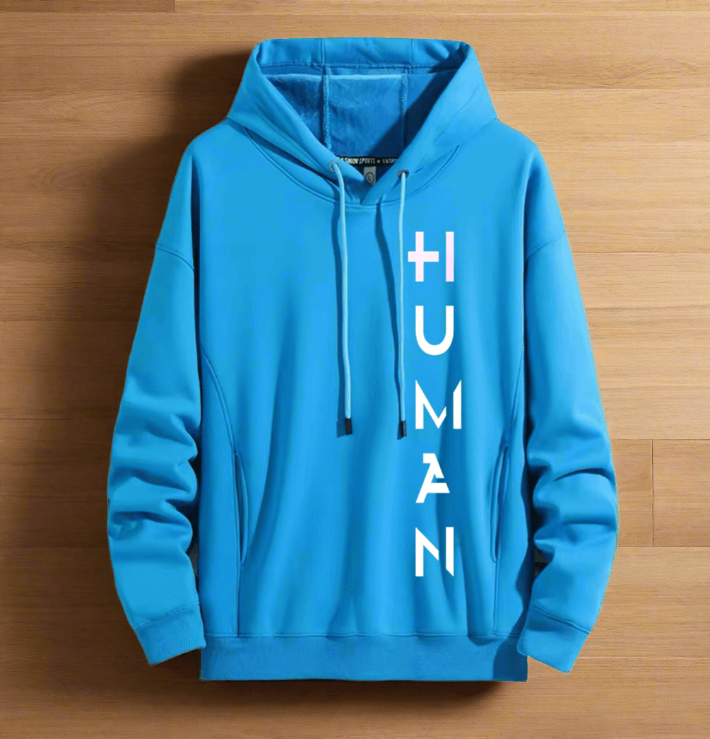 Human Art hoodie warm and stylish for cold weather comfort