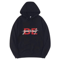 BE YOURSELF,New fashionable round neck hoodie
