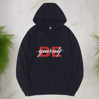 BE YOURSELF,New fashionable round neck hoodie
