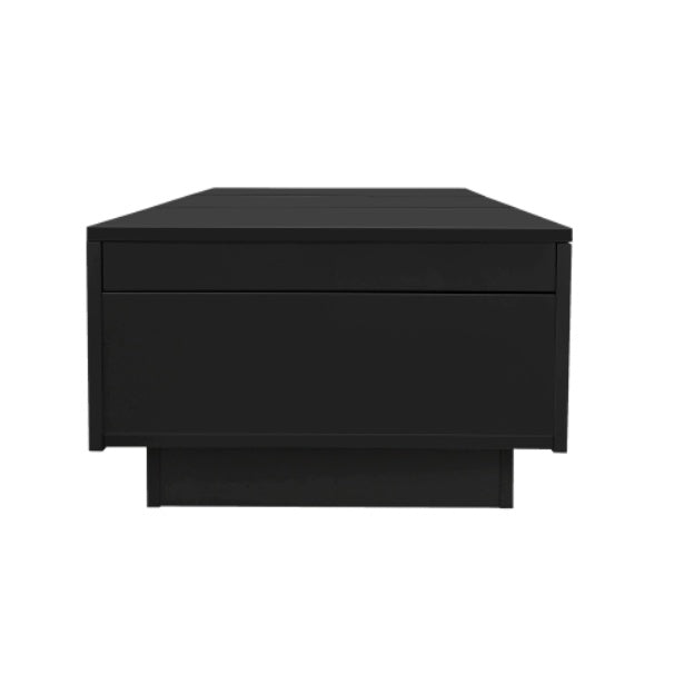 Couchtisch Hochglanz mit Push-Pull Stauraum