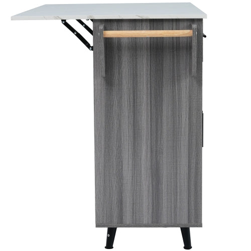 Multifunktionaler Servierwagen mit klappbarer Tischplatte – Multifunktional