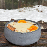 Handgemachte Betonkerze "Big Black"  Duft Vanilla Toffee von DochtFreunde