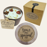Wertschätzende Duftkerze „You are Special“ – Einzigartiges personalisierbares Geschenk für ganz besondere Menschen - Handgemacht