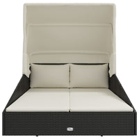 Sonnenliege mit klappbarem Sonnendach – Luxus für Ihren Außenbereich