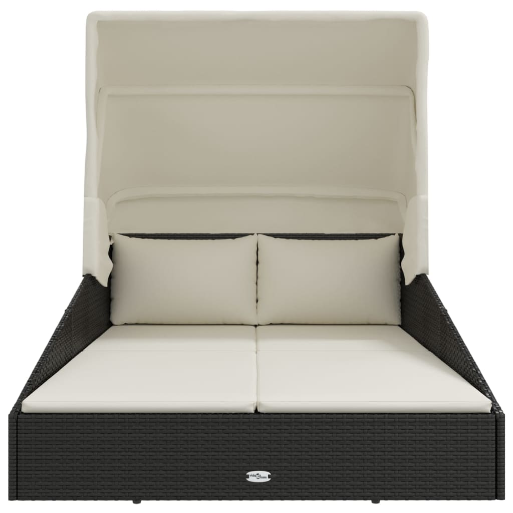 Sonnenliege mit klappbarem Sonnendach – Luxus für Ihren Außenbereich