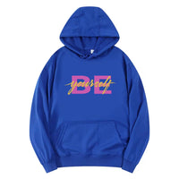 BE YOURSELF,New fashionable round neck hoodie