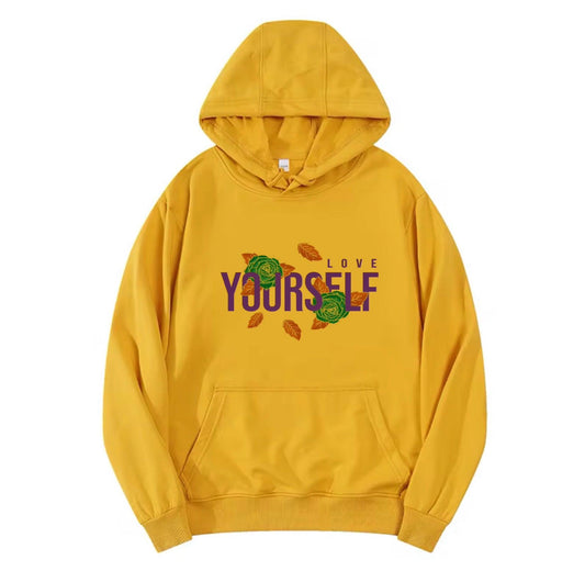 LOVE YOURSELF,New Fashionable hoodie street style