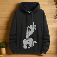 Silence Art hoodie Warm and Street Style