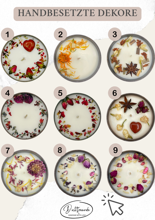 Sternzeichen Widder Duftkerze - Handgemachte Sojawachs-Kerze - Personalisiertes Astrologie-Geschenk