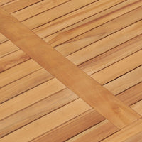 Gartentisch 120x70x77 cm Massives Teakholz