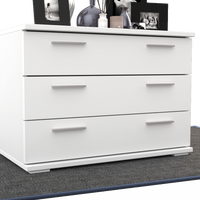 Nobis Kommode Sideboard | 3 große Schubladen | 57cm hoch | 100% Bio Kiefer Massivholz