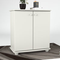 Anika Kommode 93er | Sideboard | Anrichte | 2-Türig mit Regalfächer | 100% Bio Kiefer Massivholz