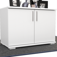 Nobis Kommode Sideboard | 2 Türig | 57cm hoch | 100% Bio Kiefer Massivholz