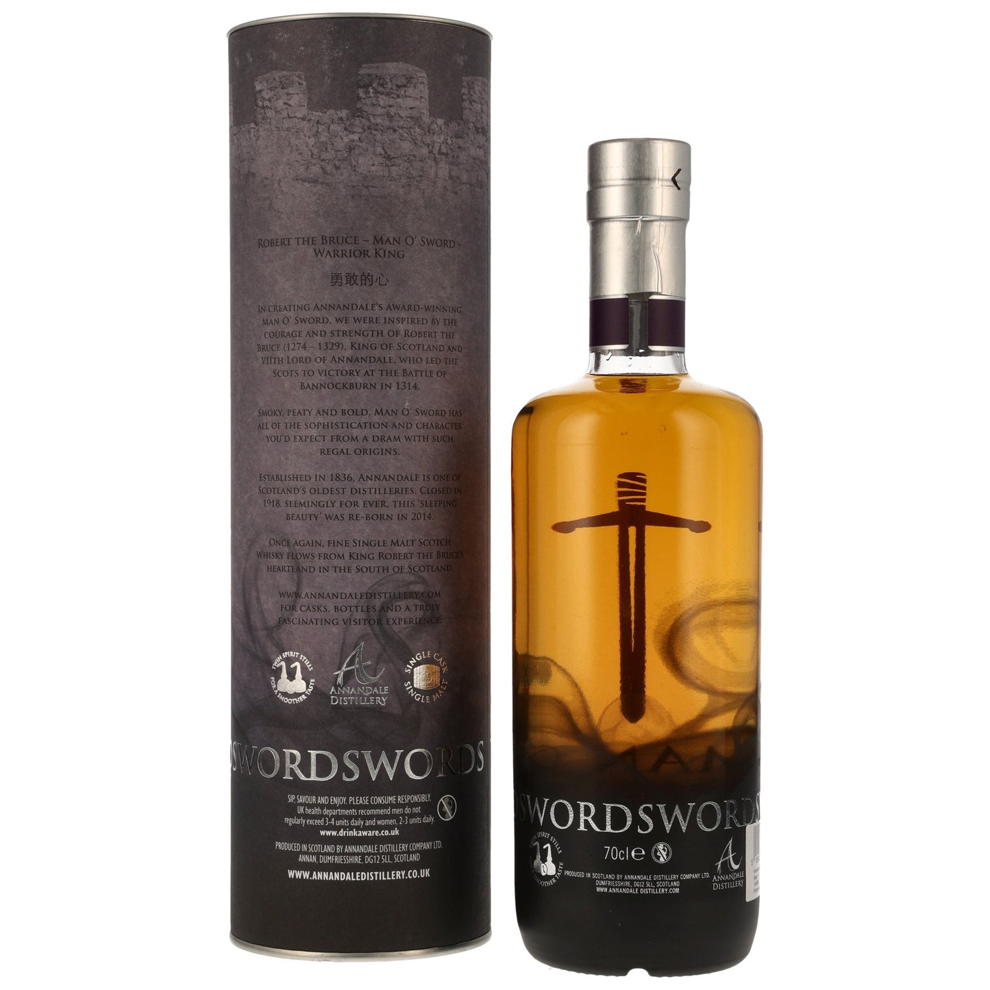 Annandale 2018/2023 - Man O' Sword - Bourbon Cask #991