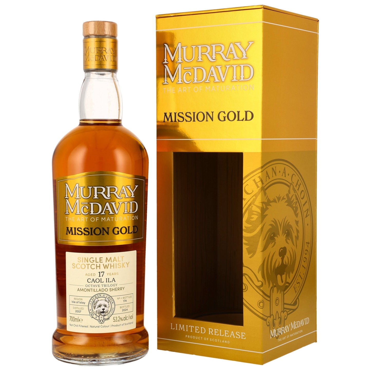 Caol Ila 17 2007/2024 - Murray McDavid - Amontillado Sherry Octaves #2301747-48
