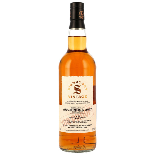 Auchroisk 12 2012/2025 - Signatory Vintage - 100 PROOF #52