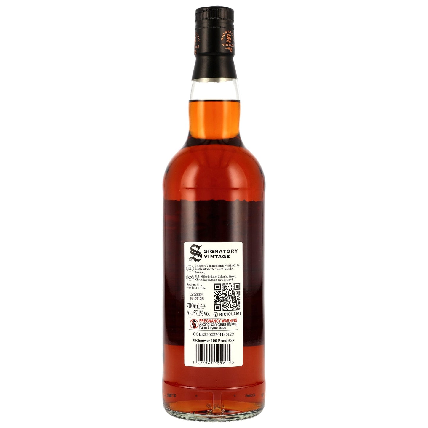 Inchgower 13 2011/2025 - Signatory Vintage - 100 PROOF #53