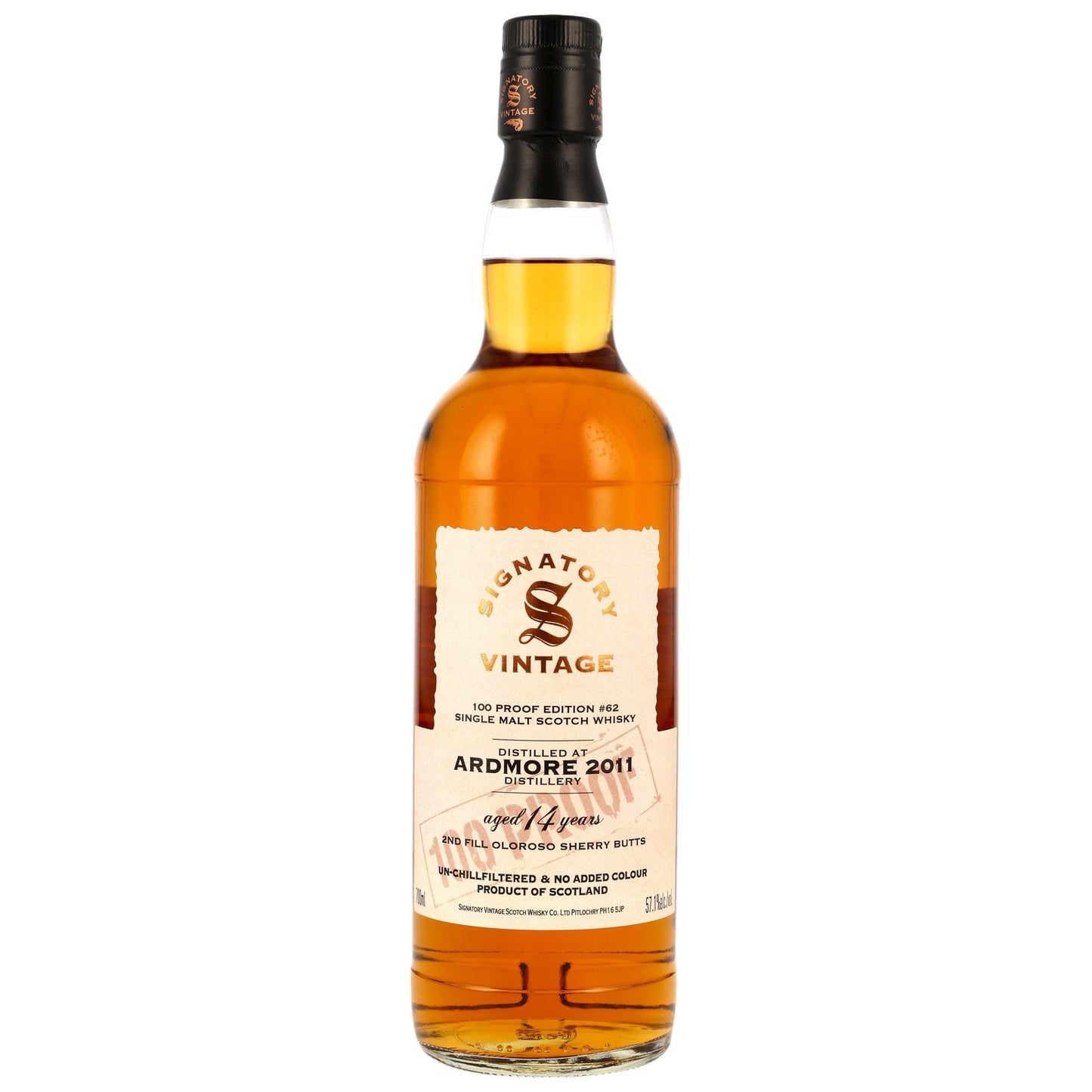 Ardmore 14 2011/2025 - Signatory Vintage - 100 PROOF #62