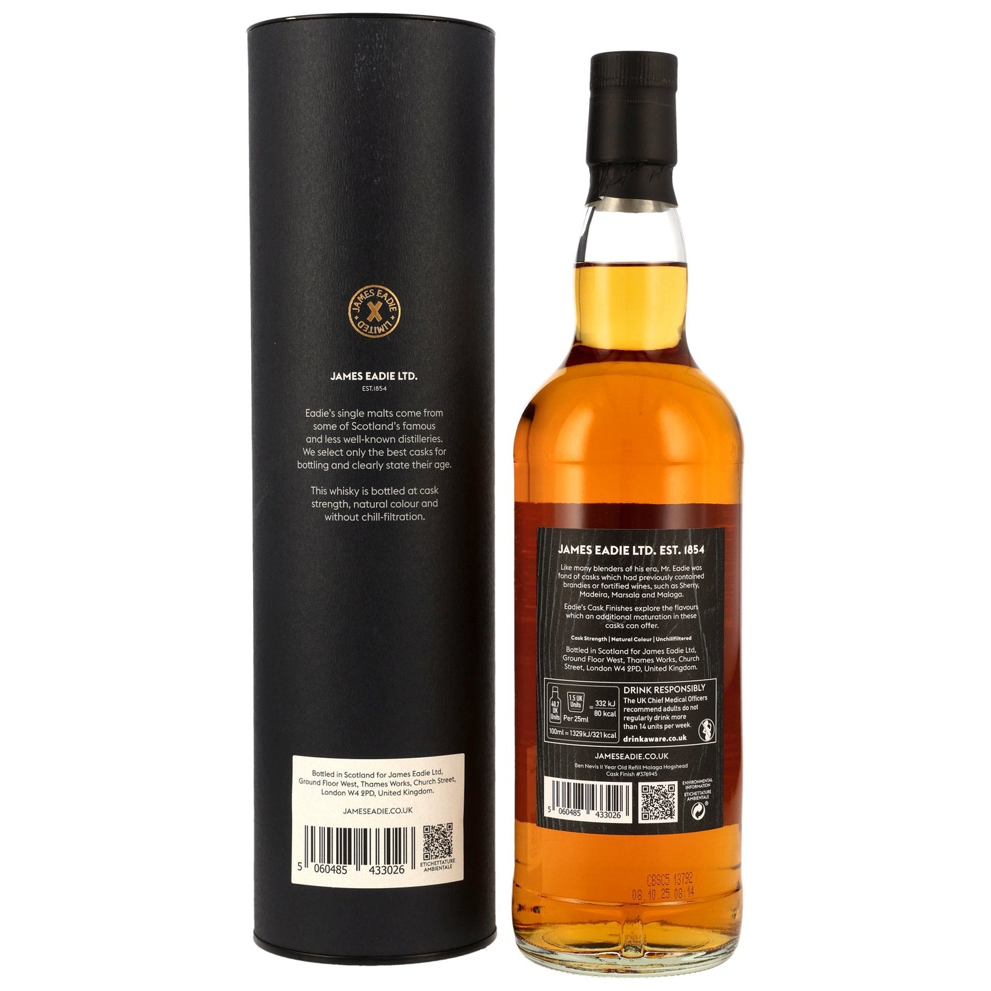 Ben Nevis 11 2014/2025 - James Eadie - Malaga Cask #376945