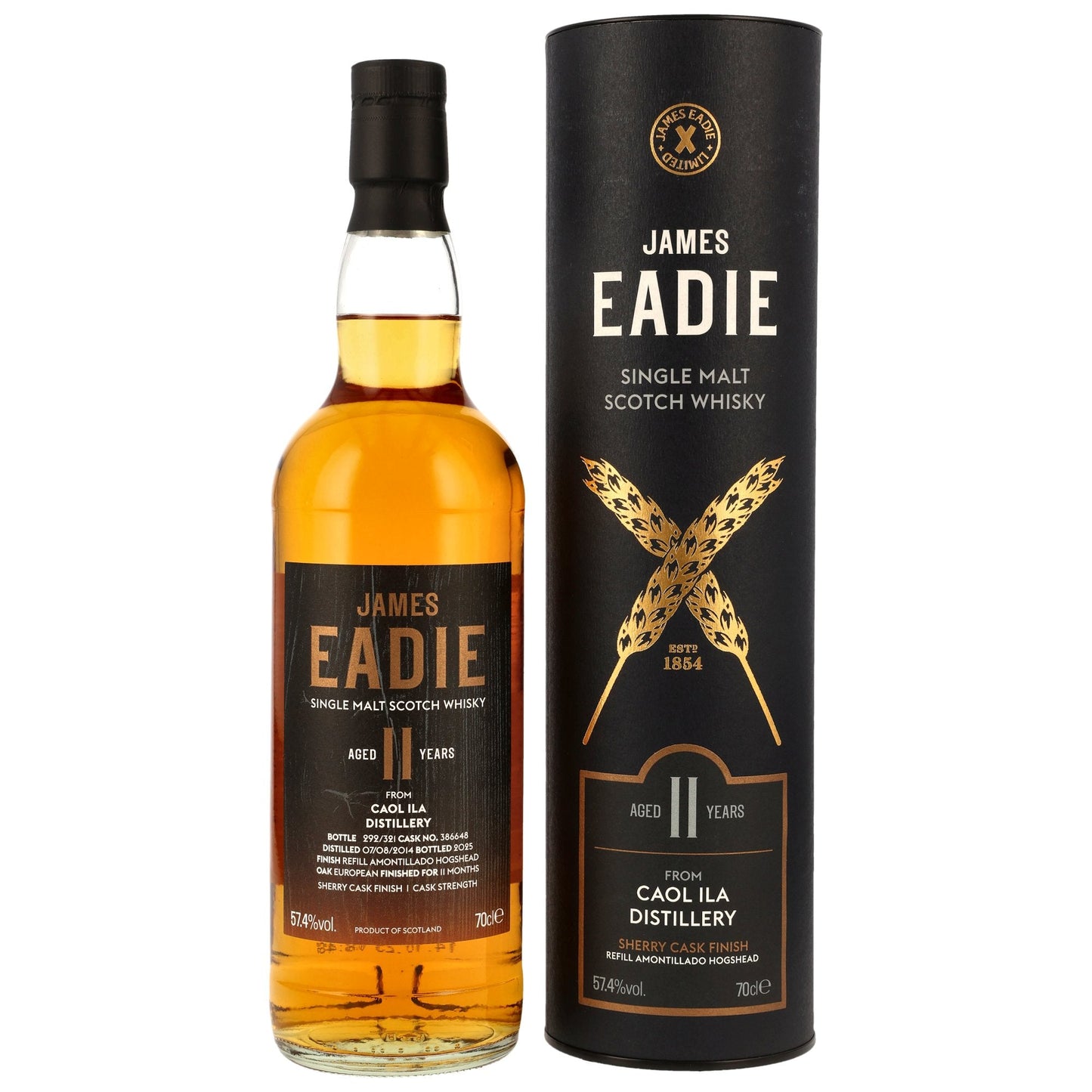 Caol Ila 11 2014/2025 - James Eadie - Amontillado Sherry Hogshead #386648