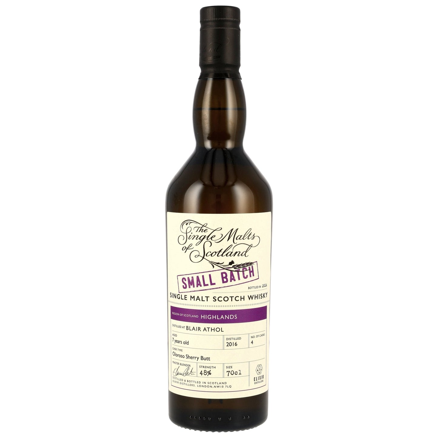 Blair Athol 7 2016/2024 - Small Batch (SMoS) - Oloroso Sherry Butts