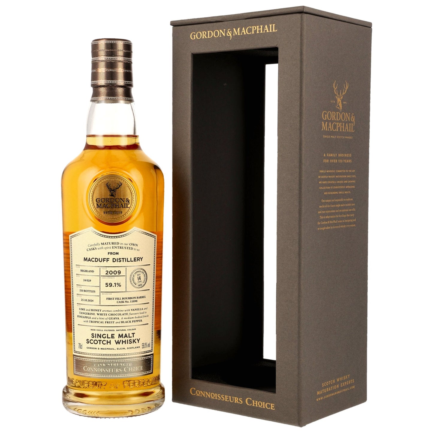 Macduff 14 2009/2024 - Gordon & MacPhail - 1st Fill Bourbon Barrel #11898