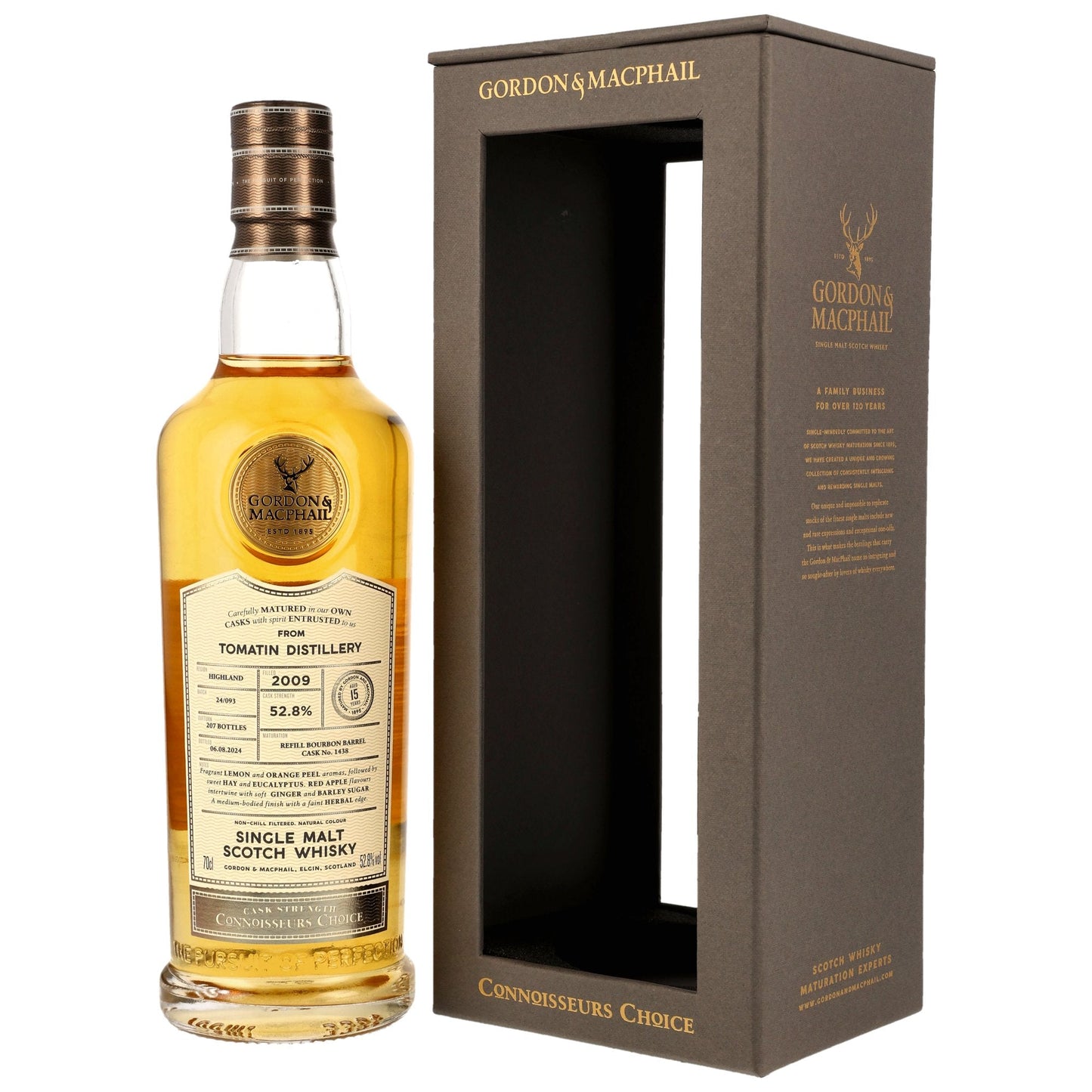 Tomatin 15 2009/2024 - Gordon & MacPhail - Refill Bourbon Barrel #1438
