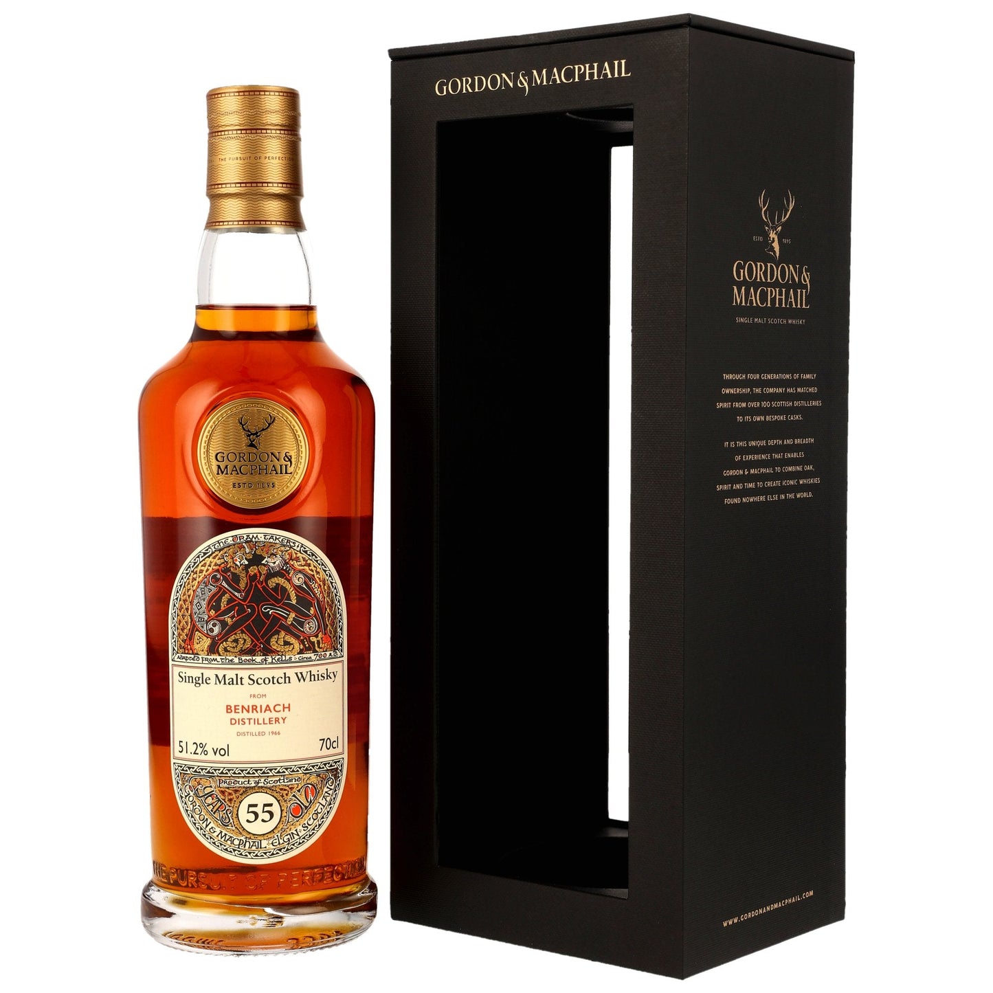 Benriach 55 1966/2021 - Dram Takers Collection (Gordon & MacPhail) - 1st Fill American Hogshead #607