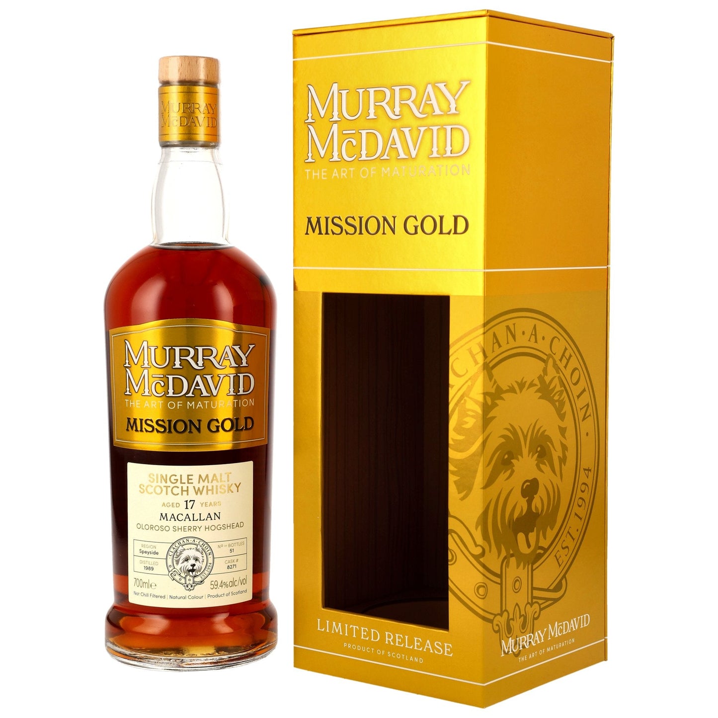 Macallan 17 1989 - Murray McDavid - Oloroso Sherry Hogshead #8271